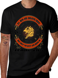 Mens Born in February Zodiac Graphic Tee