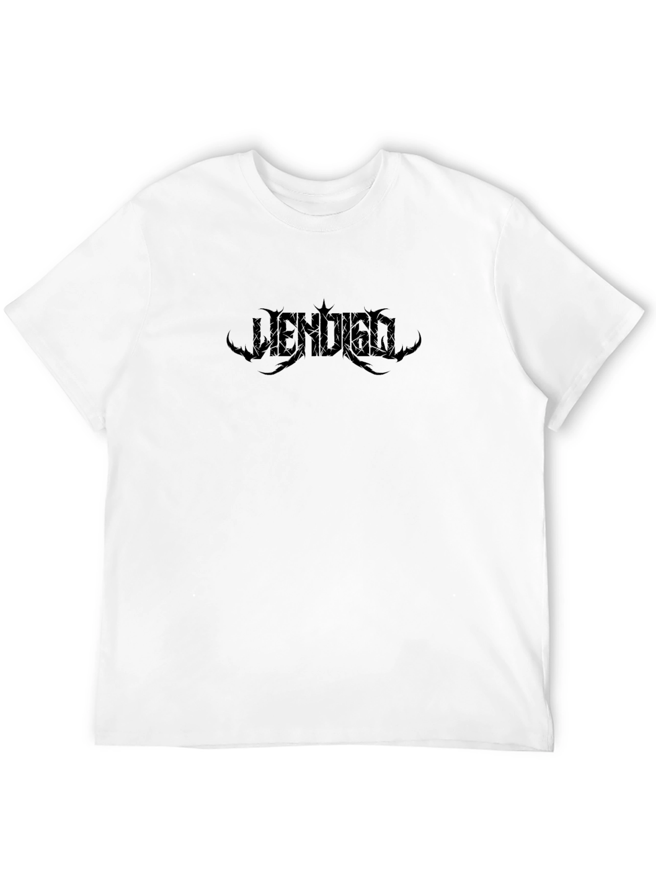 Vendigo Black Metal Band Logo Graphic T-Shirt