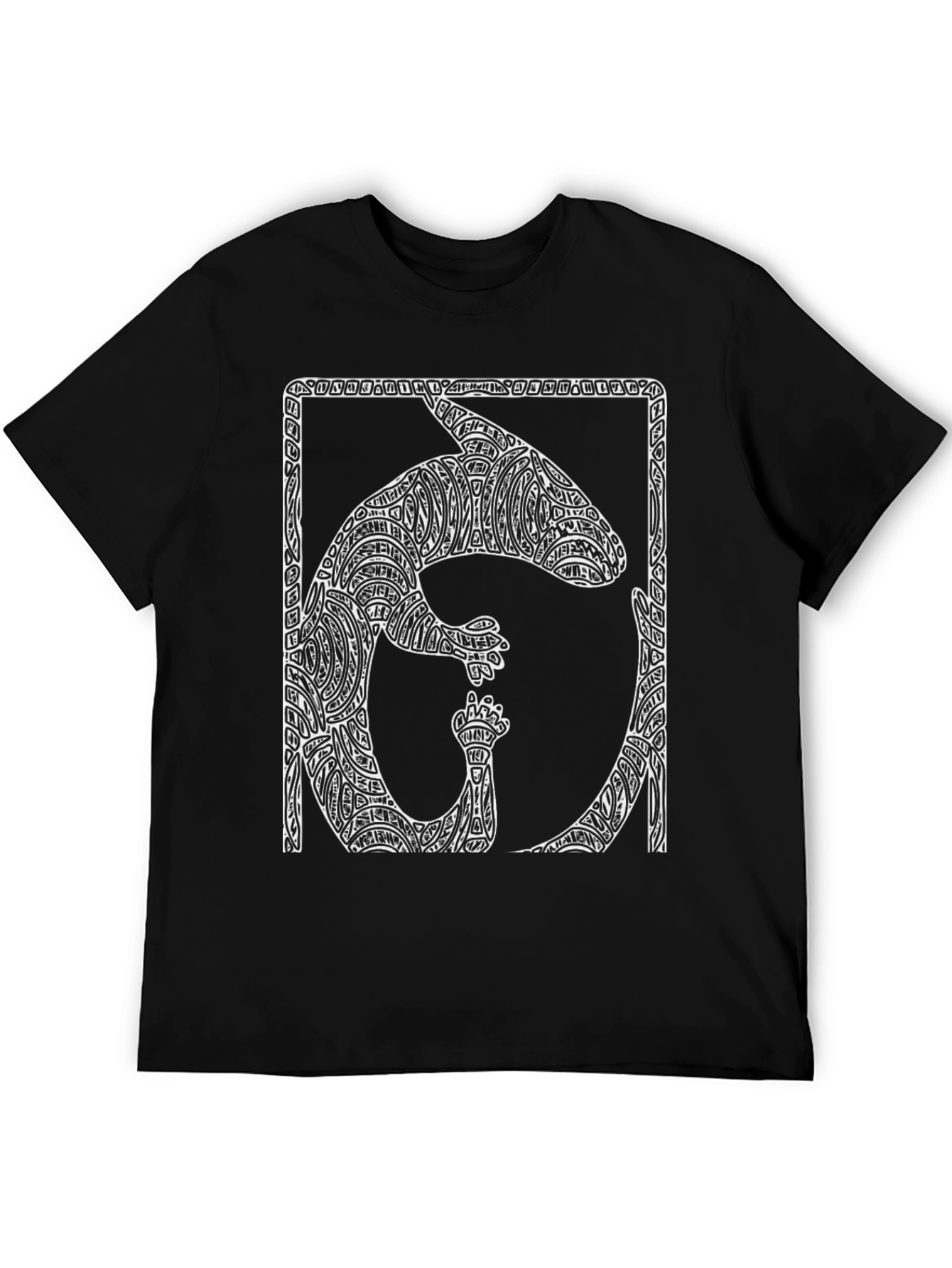 Abstract Anteater Graphic Tee - Modern Design