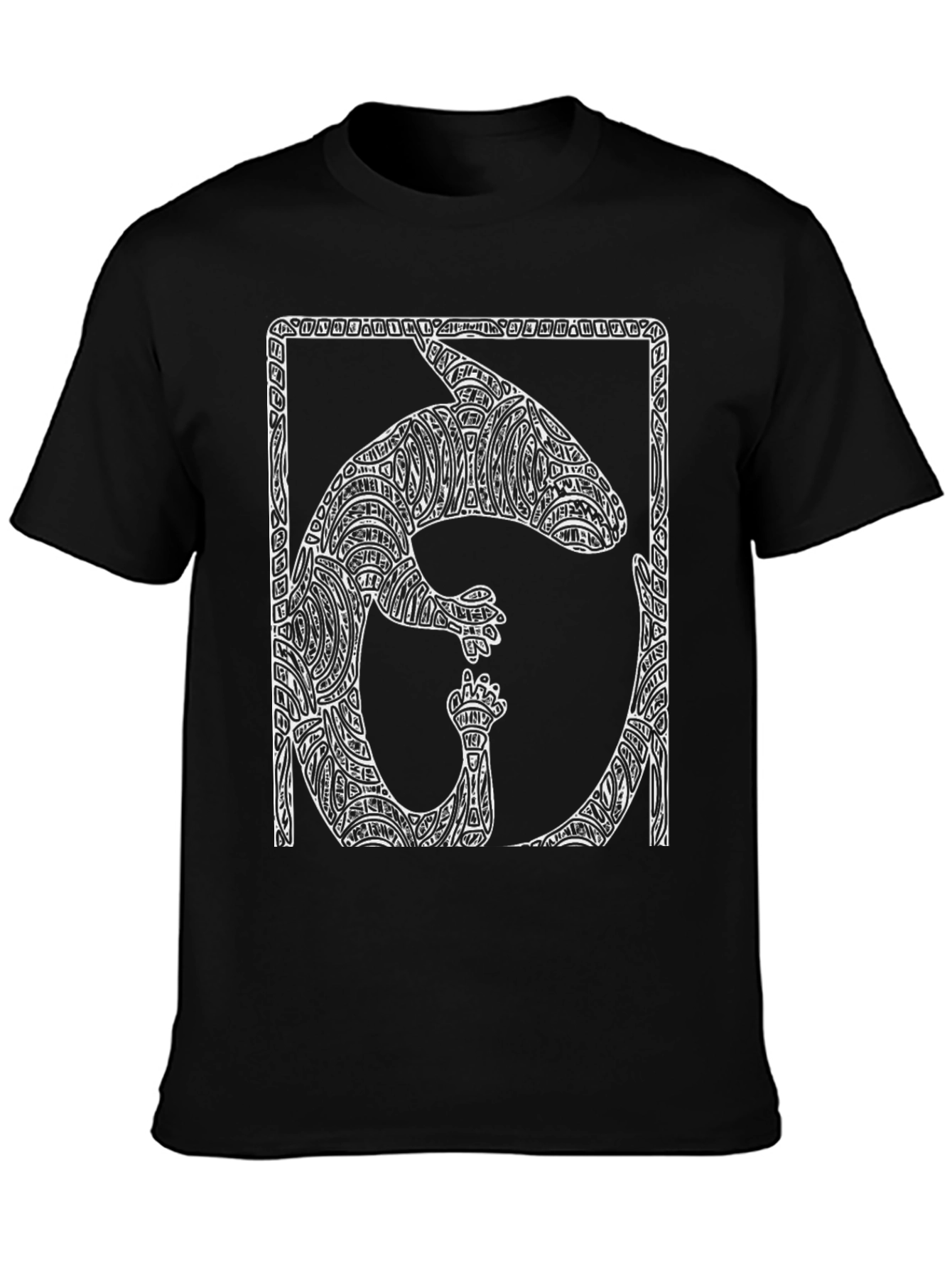 Abstract Anteater Graphic Tee - Modern Design
