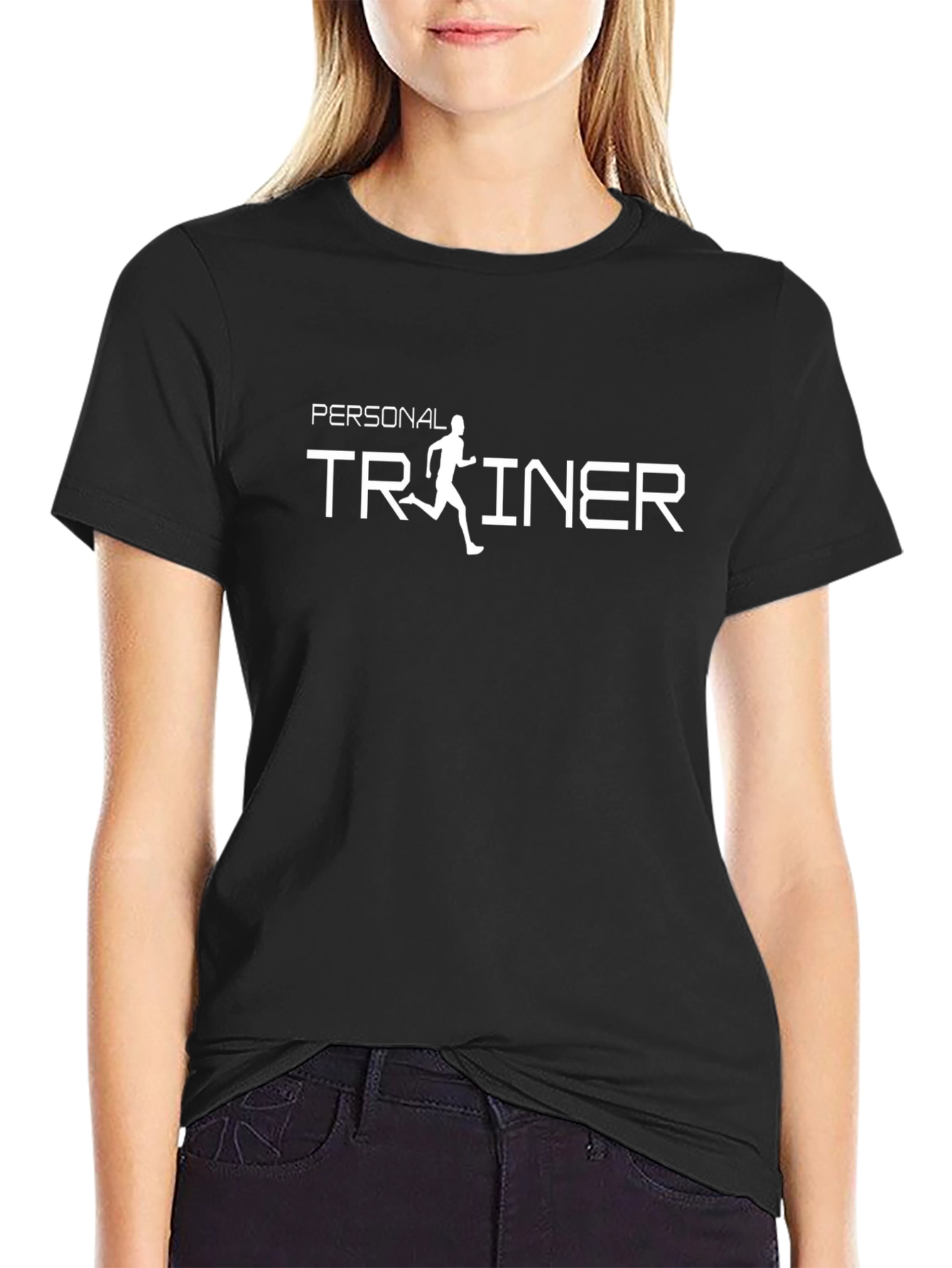 Personal Trainer Black Graphic T-Shirt