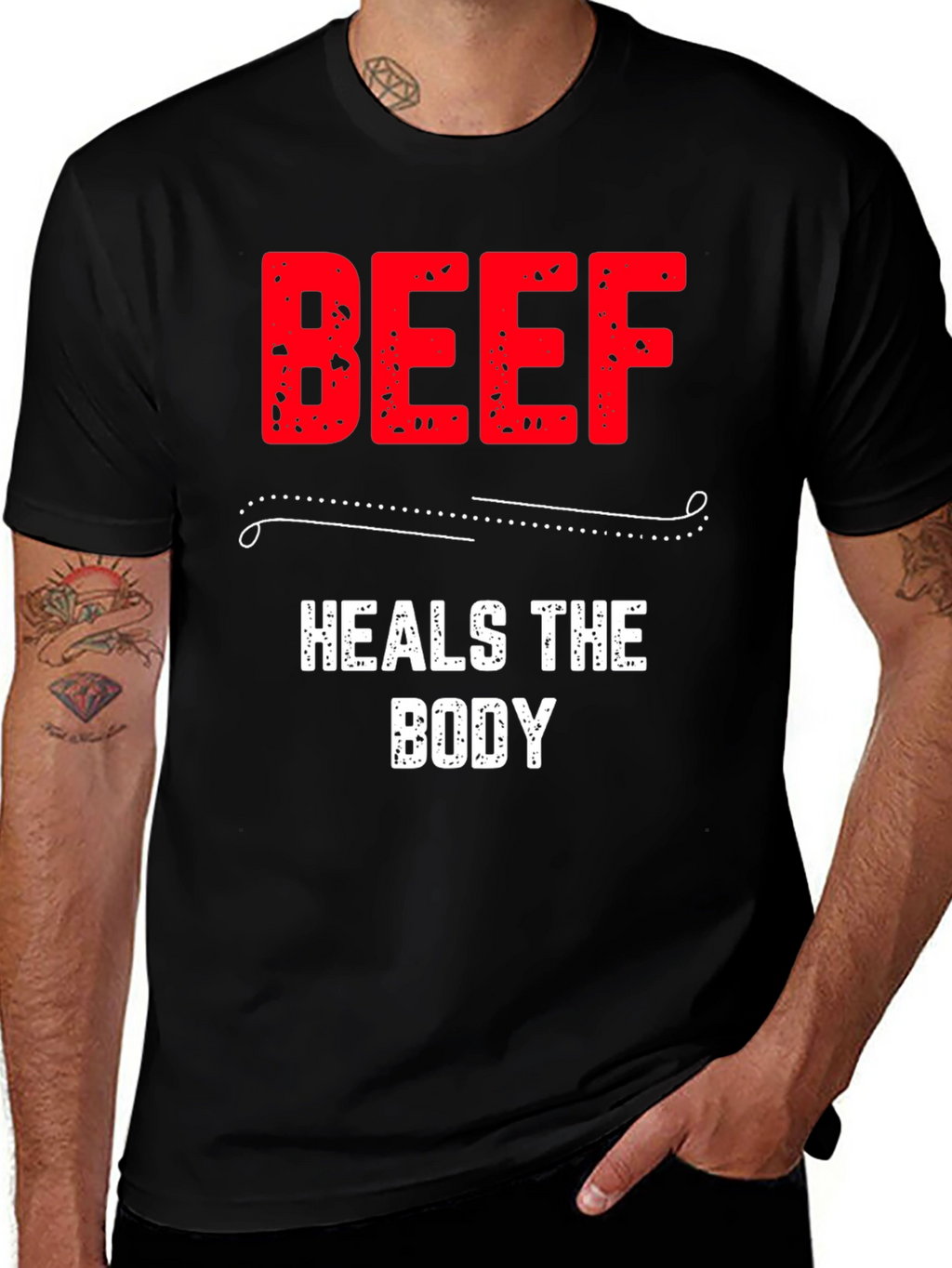 Beef Heals The Body Graphic Tee