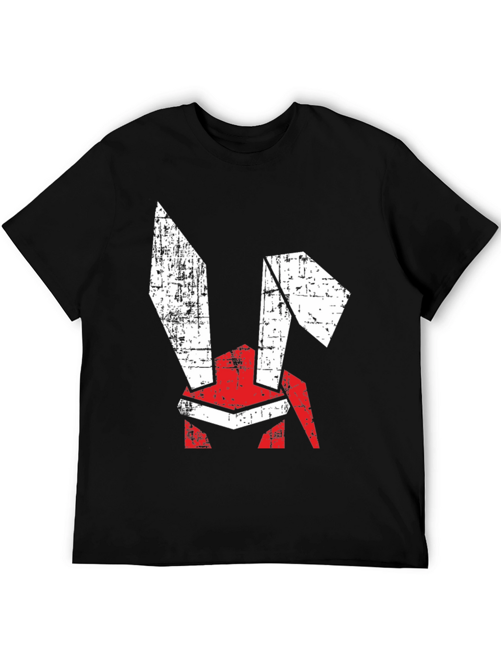 Geometric Bunny Graphic T-Shirt