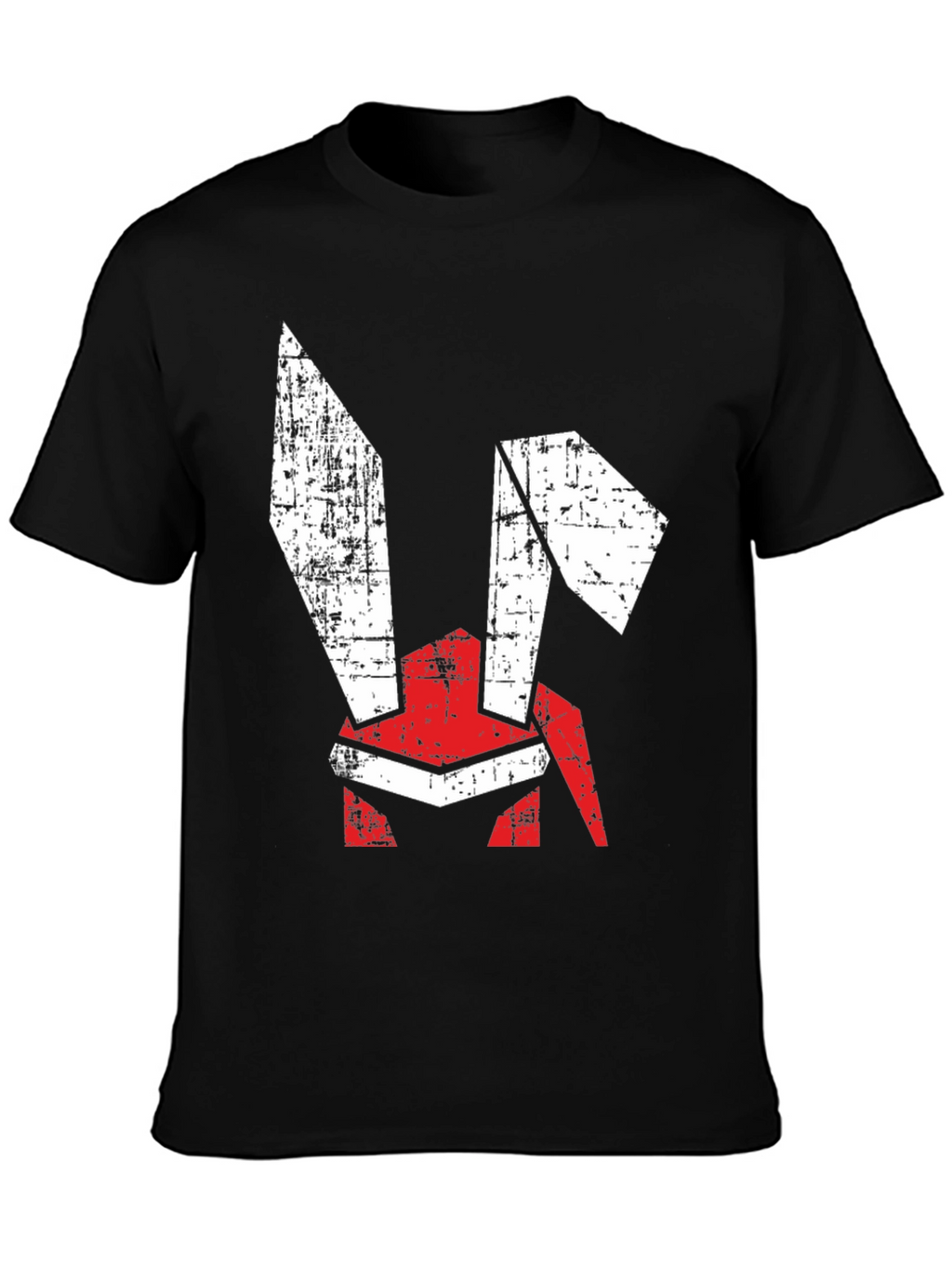 Geometric Bunny Graphic T-Shirt