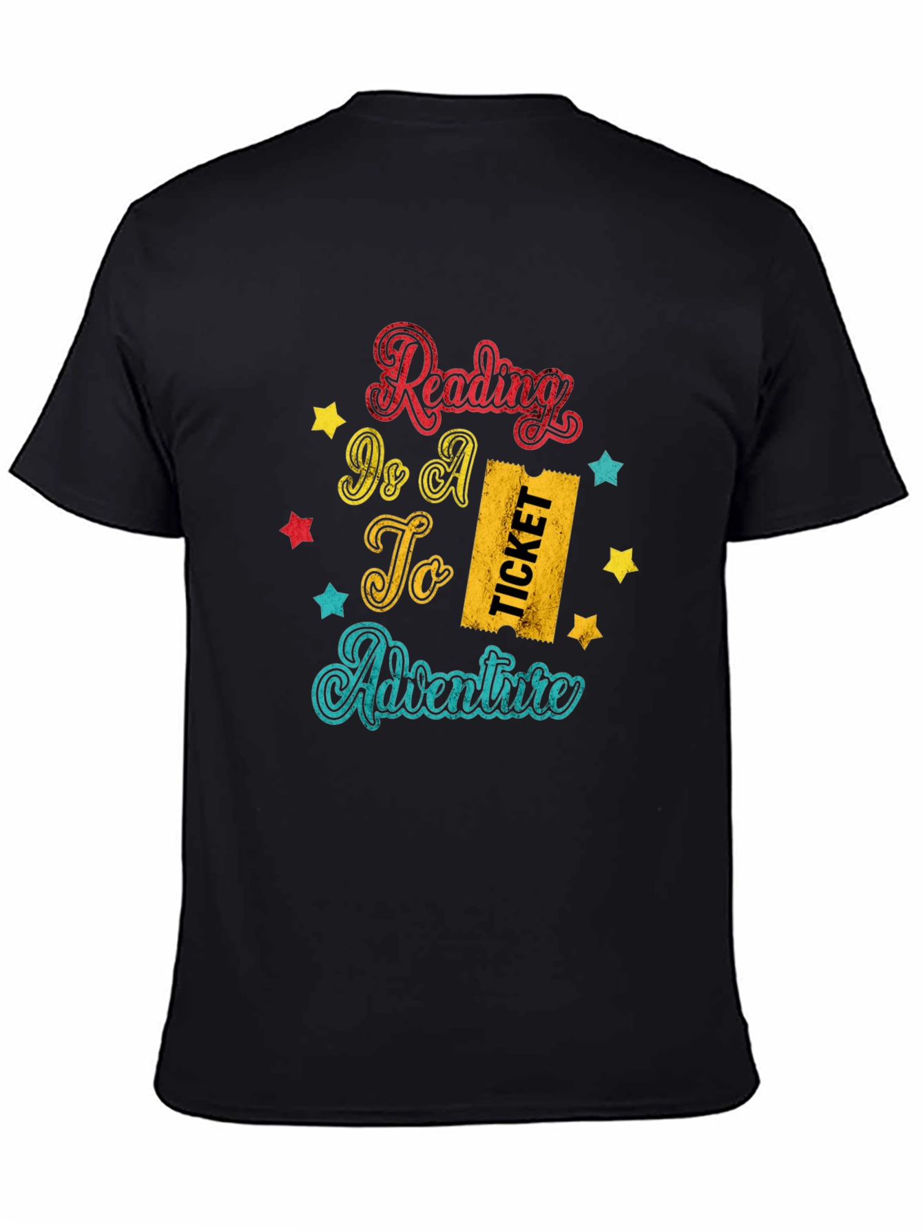 Reading Is a Ticket to Adventure Graphic Tee