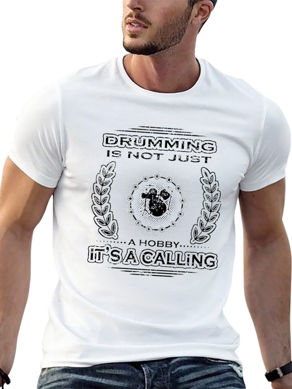 Drumming Calling Tee - Hobbyist Drummer T-Shirt
