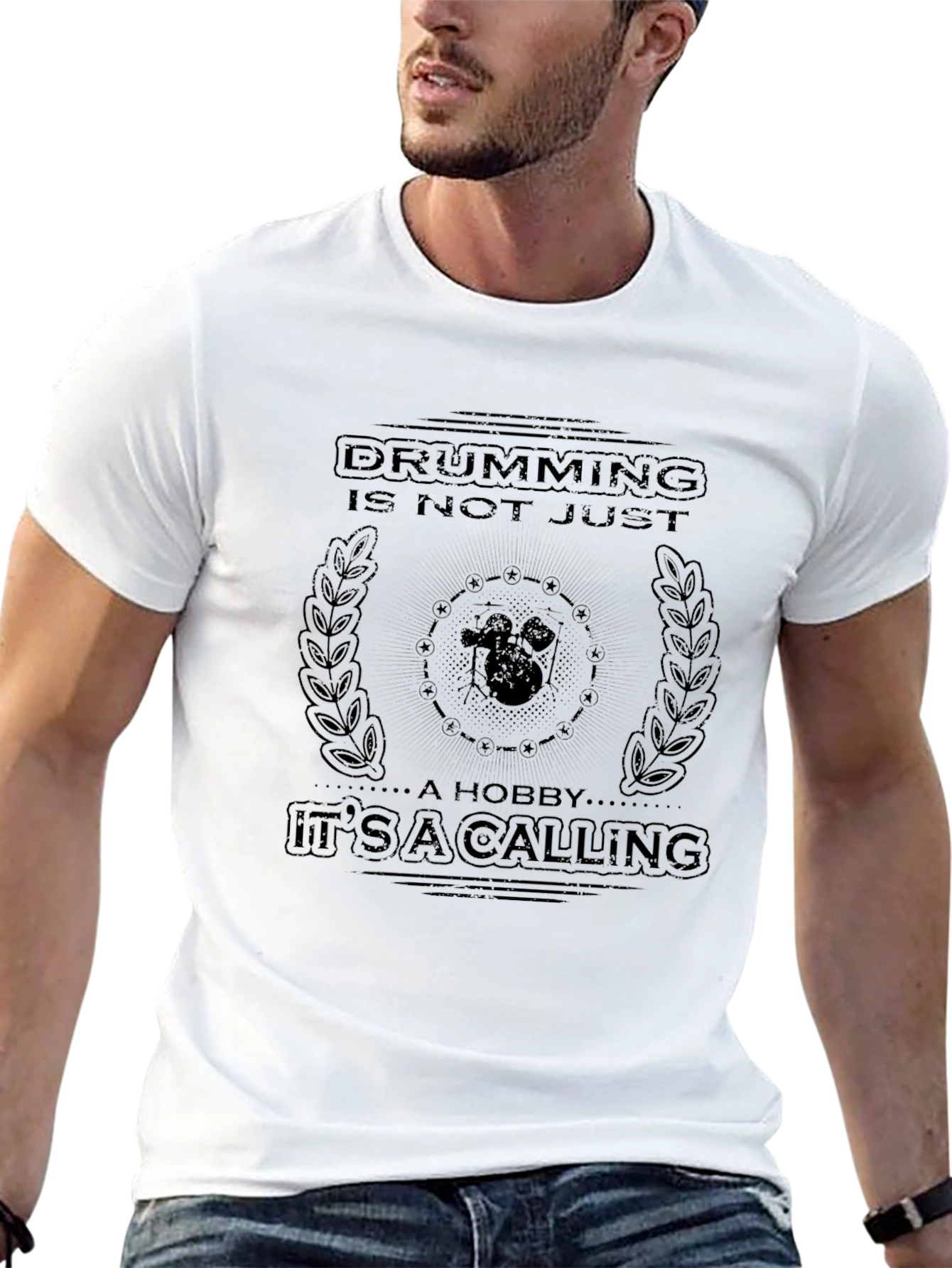 Drumming Calling Tee - Hobbyist Drummer T-Shirt