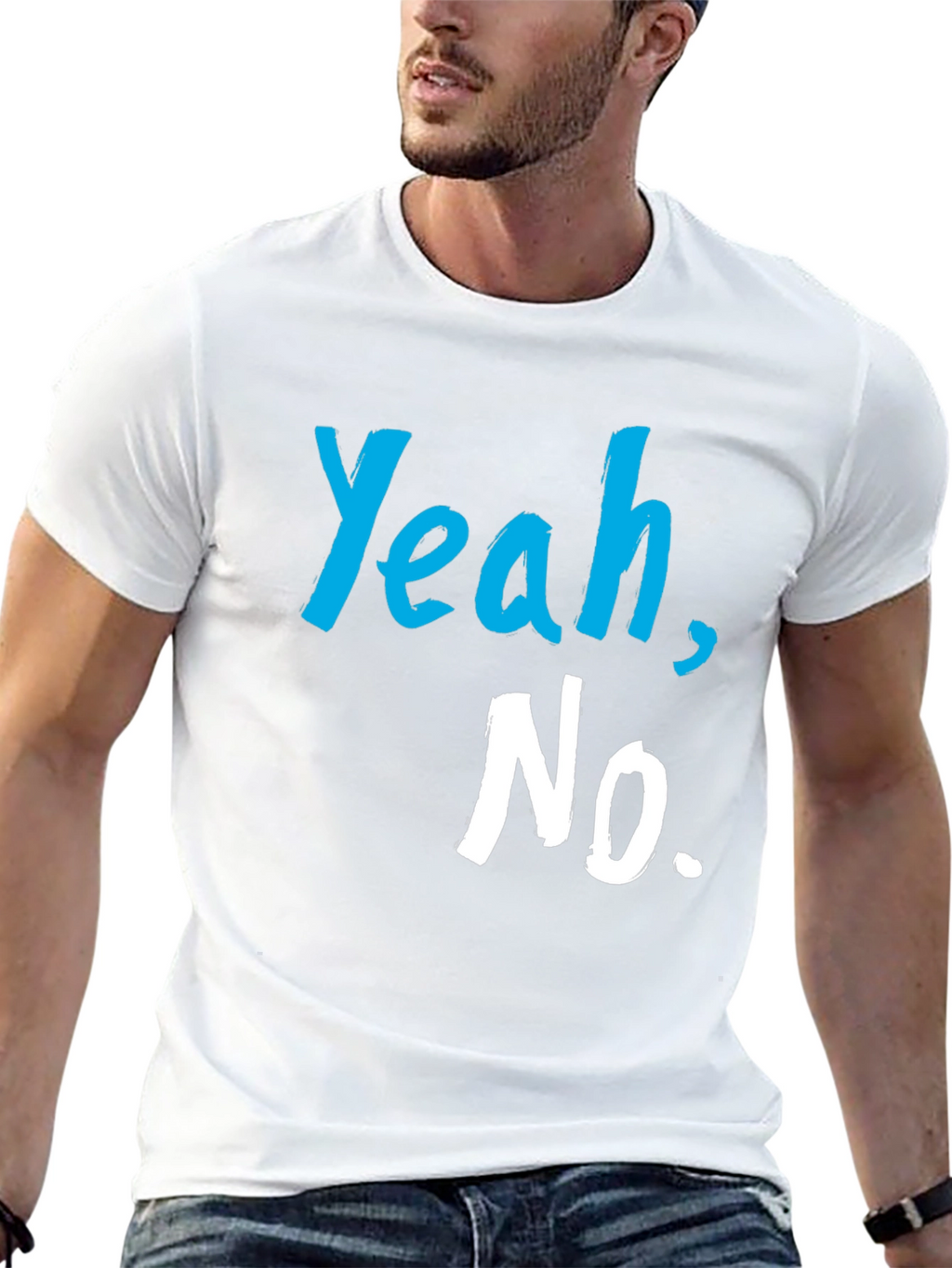 Yeah No. Graphic Tee - Casual Style