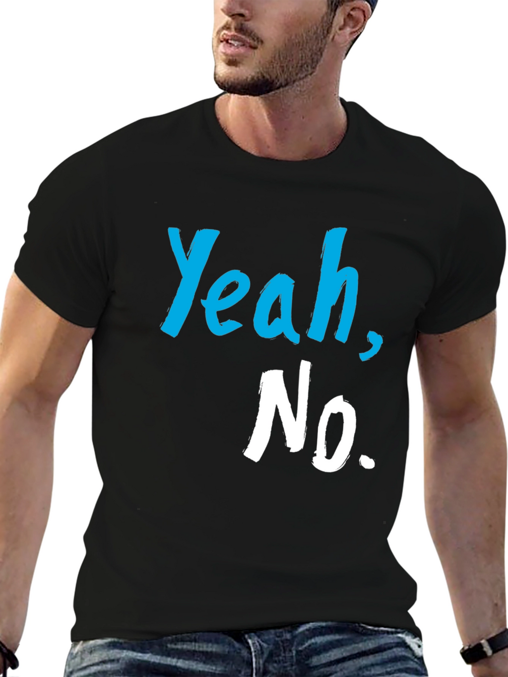 Yeah No. Graphic Tee - Casual Style
