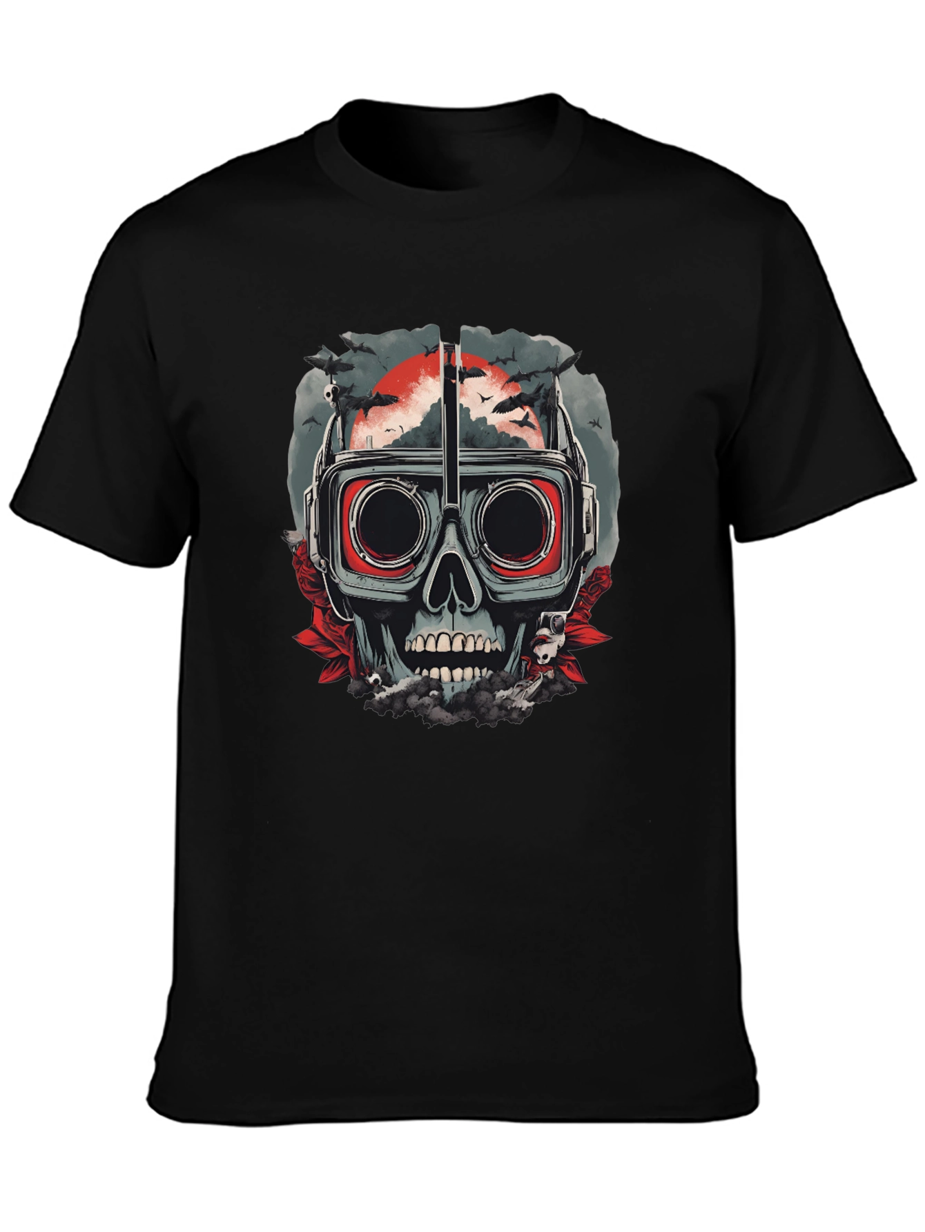 Skull Goggles T-Shirt - Mens Graphic Tee