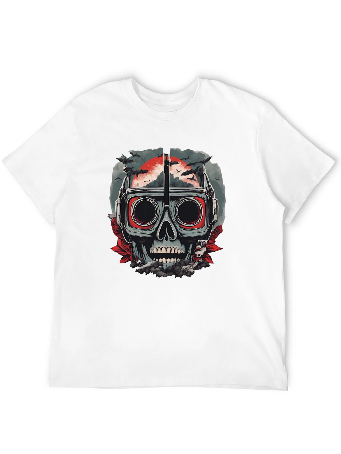 Skull Goggles T-Shirt - Mens Graphic Tee