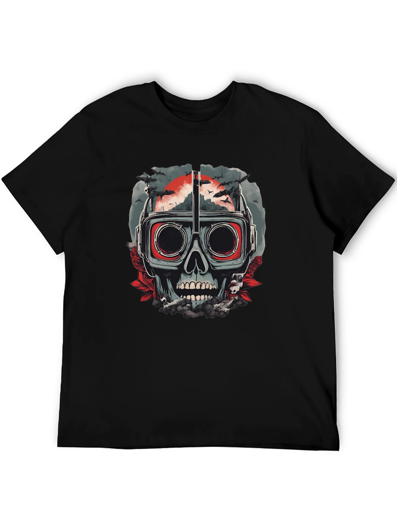 Skull Goggles T-Shirt - Mens Graphic Tee