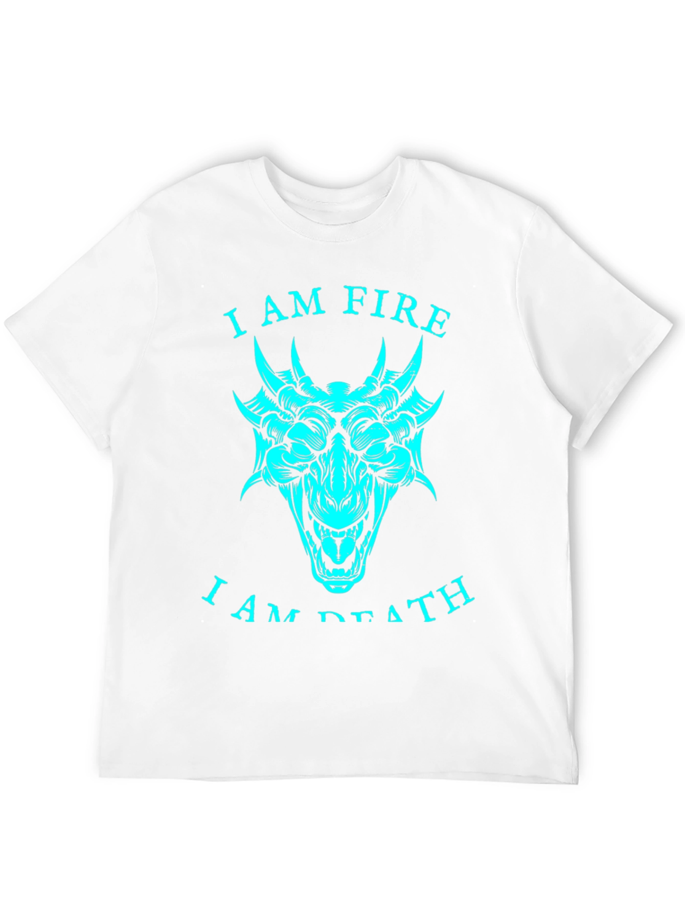 Dragon Fire Death Graphic T-Shirt