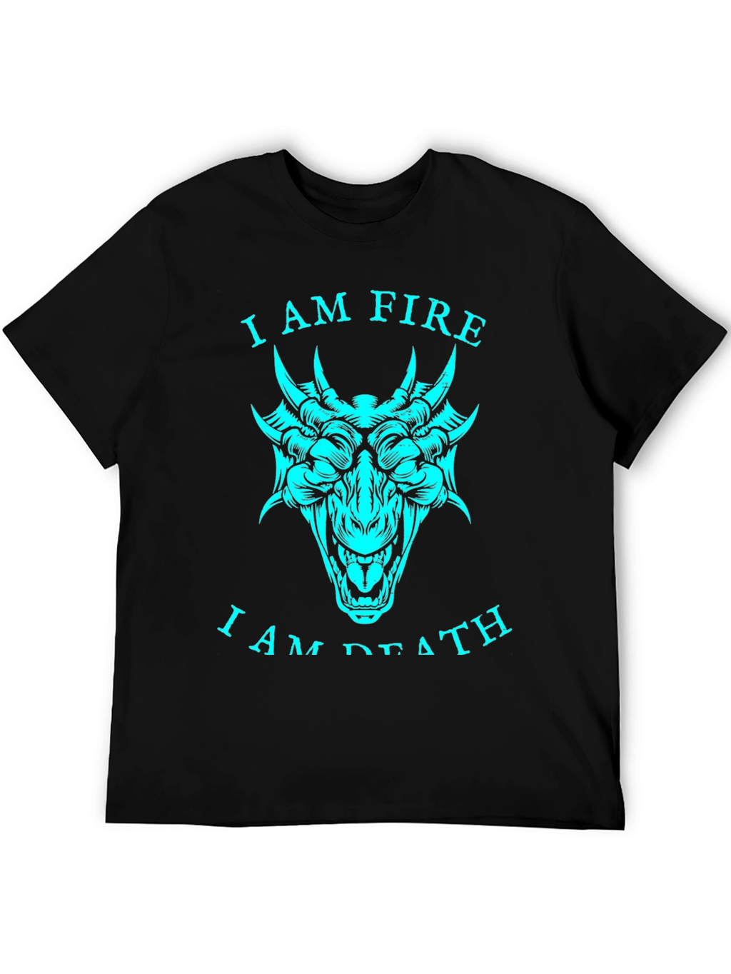 Dragon Fire Death Graphic T-Shirt
