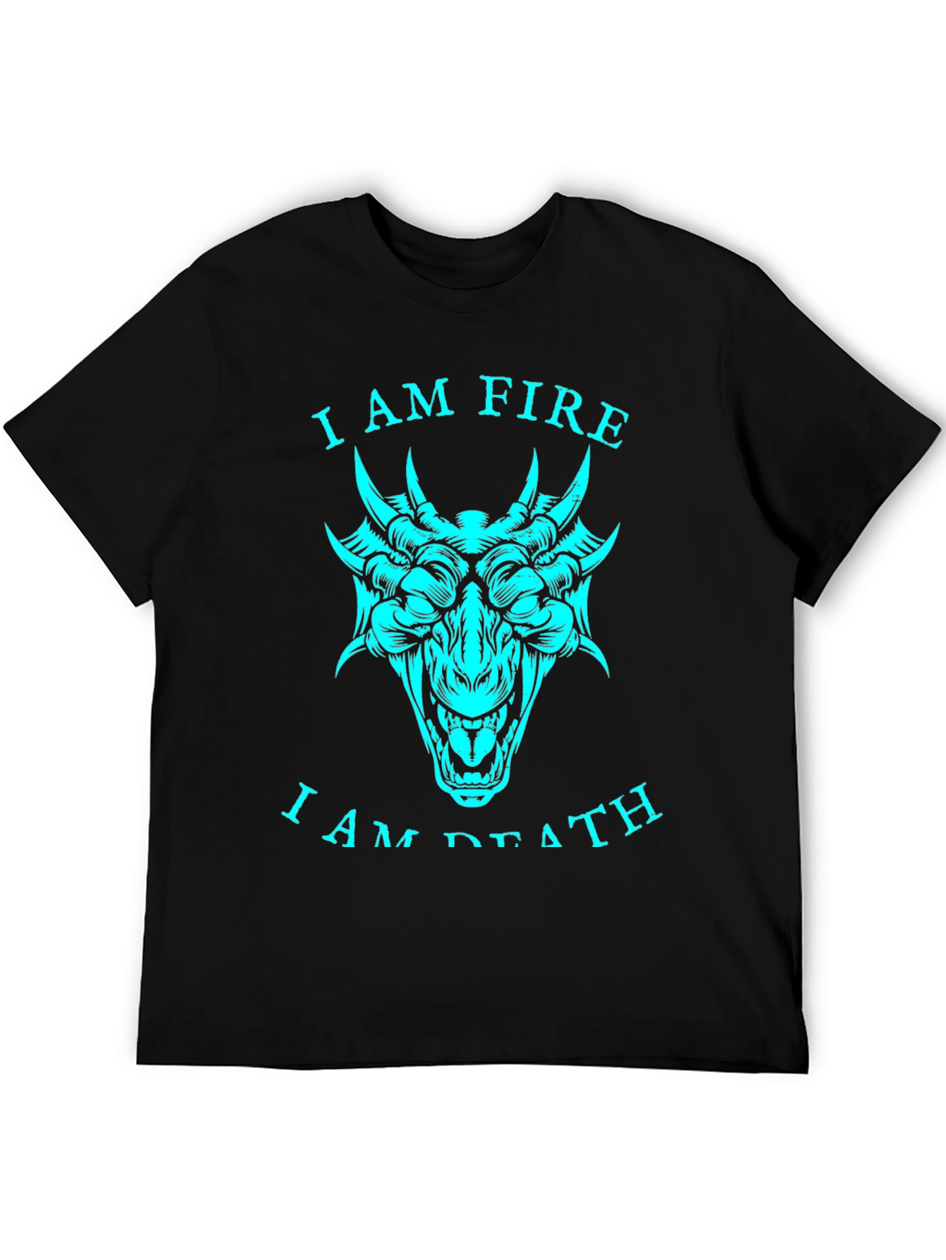 Dragon Fire Death Graphic T-Shirt