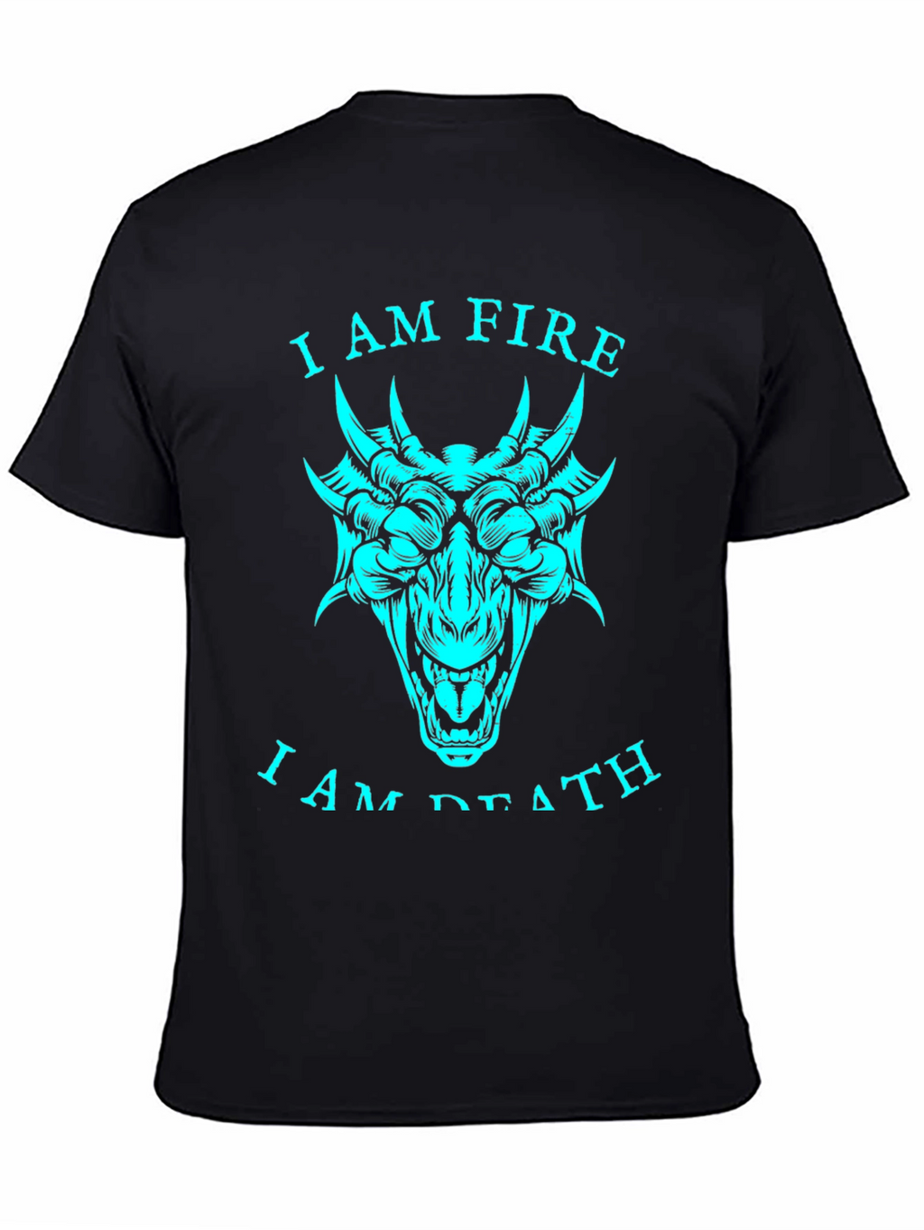 Dragon Fire Death Graphic T-Shirt
