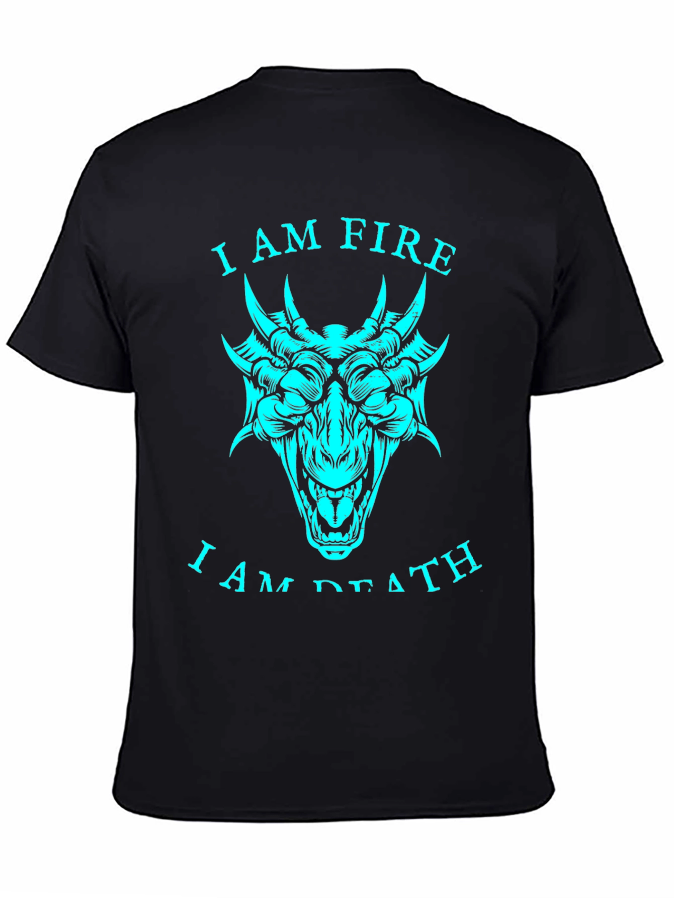 Dragon Fire Death Graphic T-Shirt
