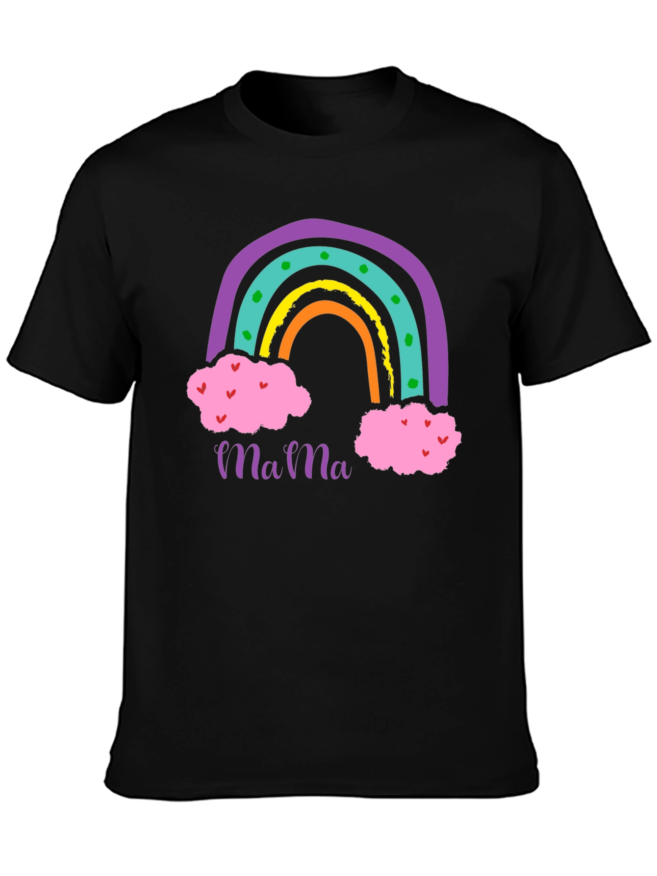 Mama Rainbow Graphic T-Shirt