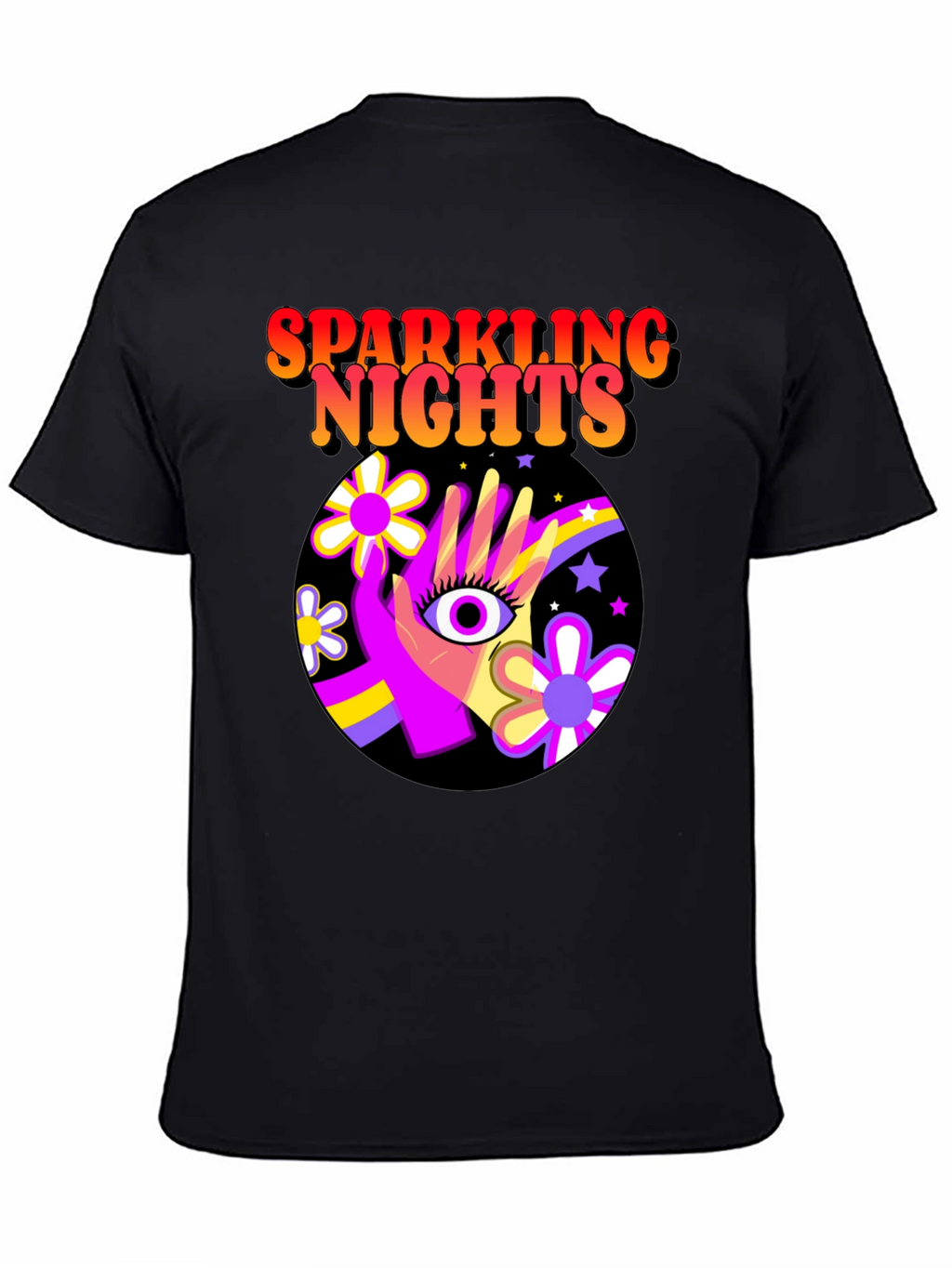 Sparkling Nights Retro T-Shirt