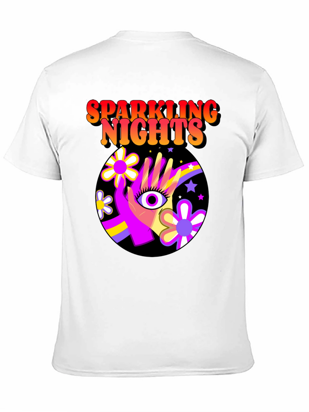Sparkling Nights Retro T-Shirt
