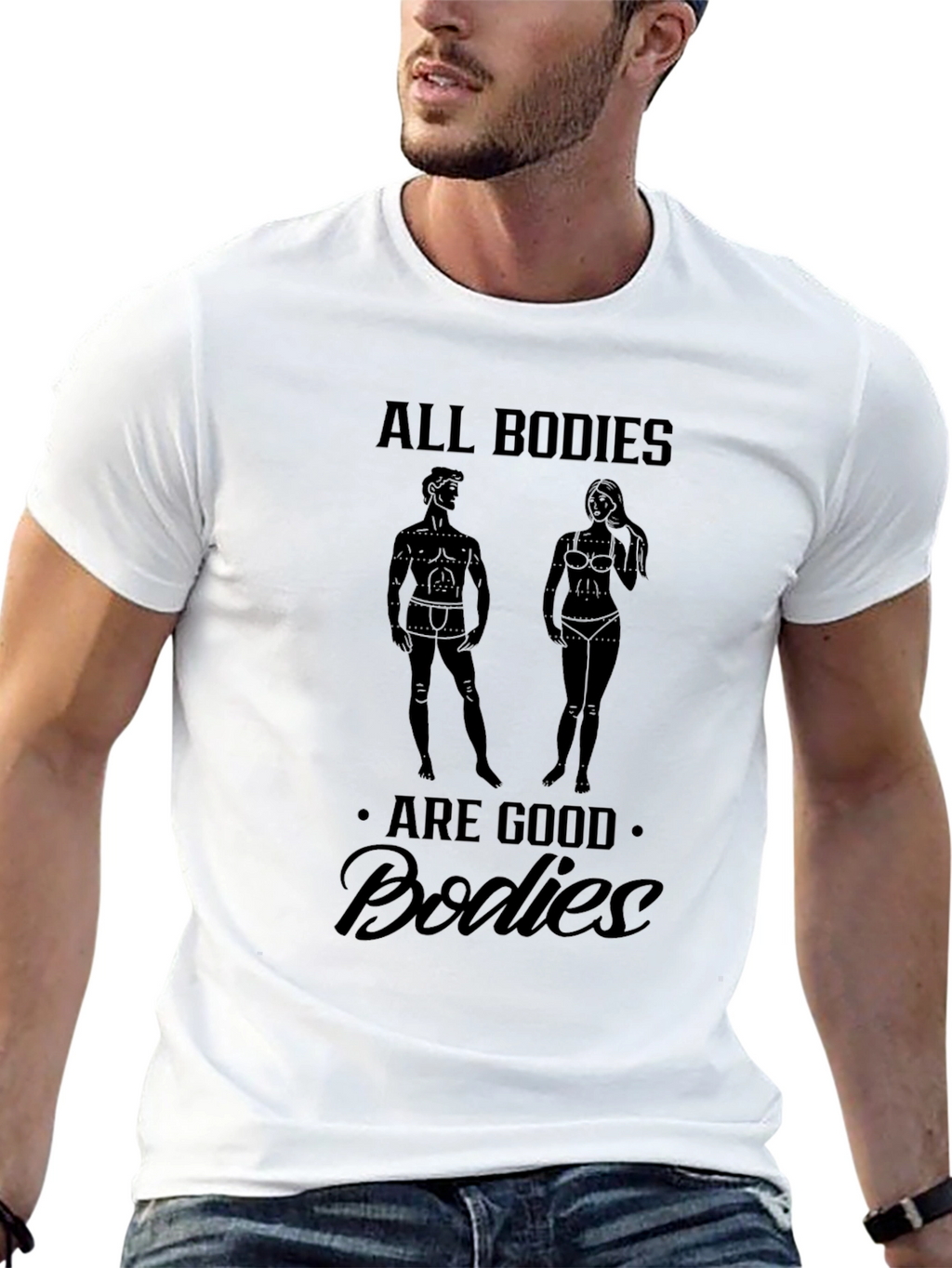 All Bodies Are Good Bodies Graphic Tee