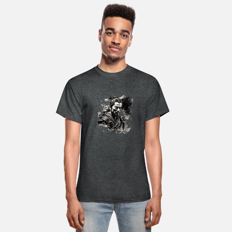 Japanese Ink Painting Samurai Ronin Warrior