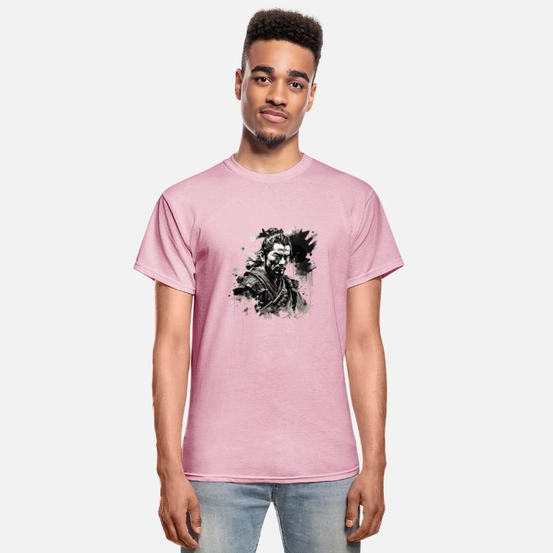 Japanese Ink Painting Samurai Ronin Warrior