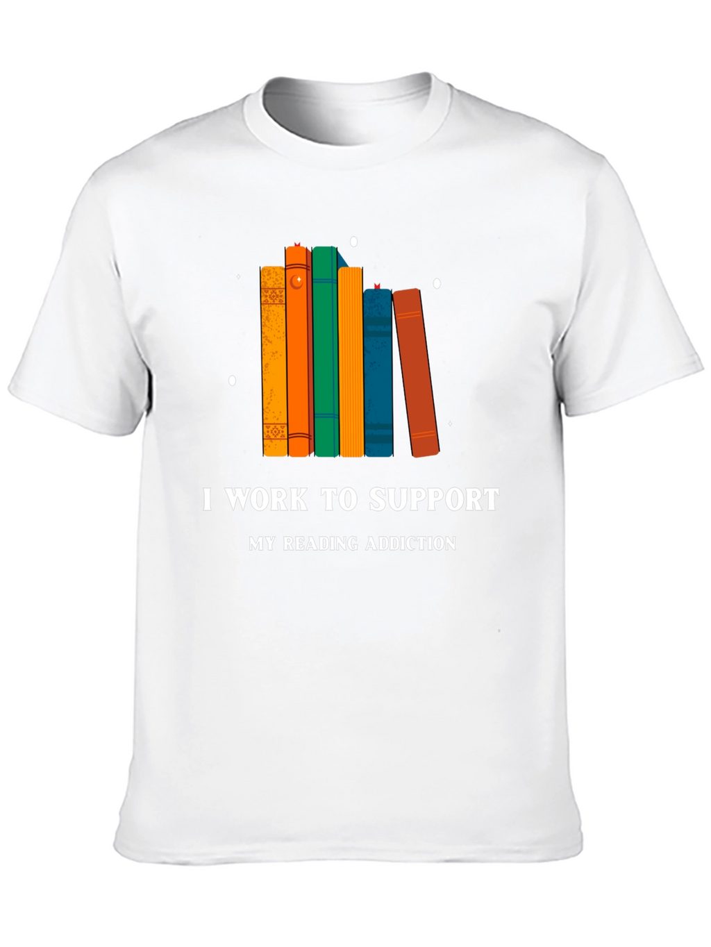 Reading Addiction T-Shirt - Black