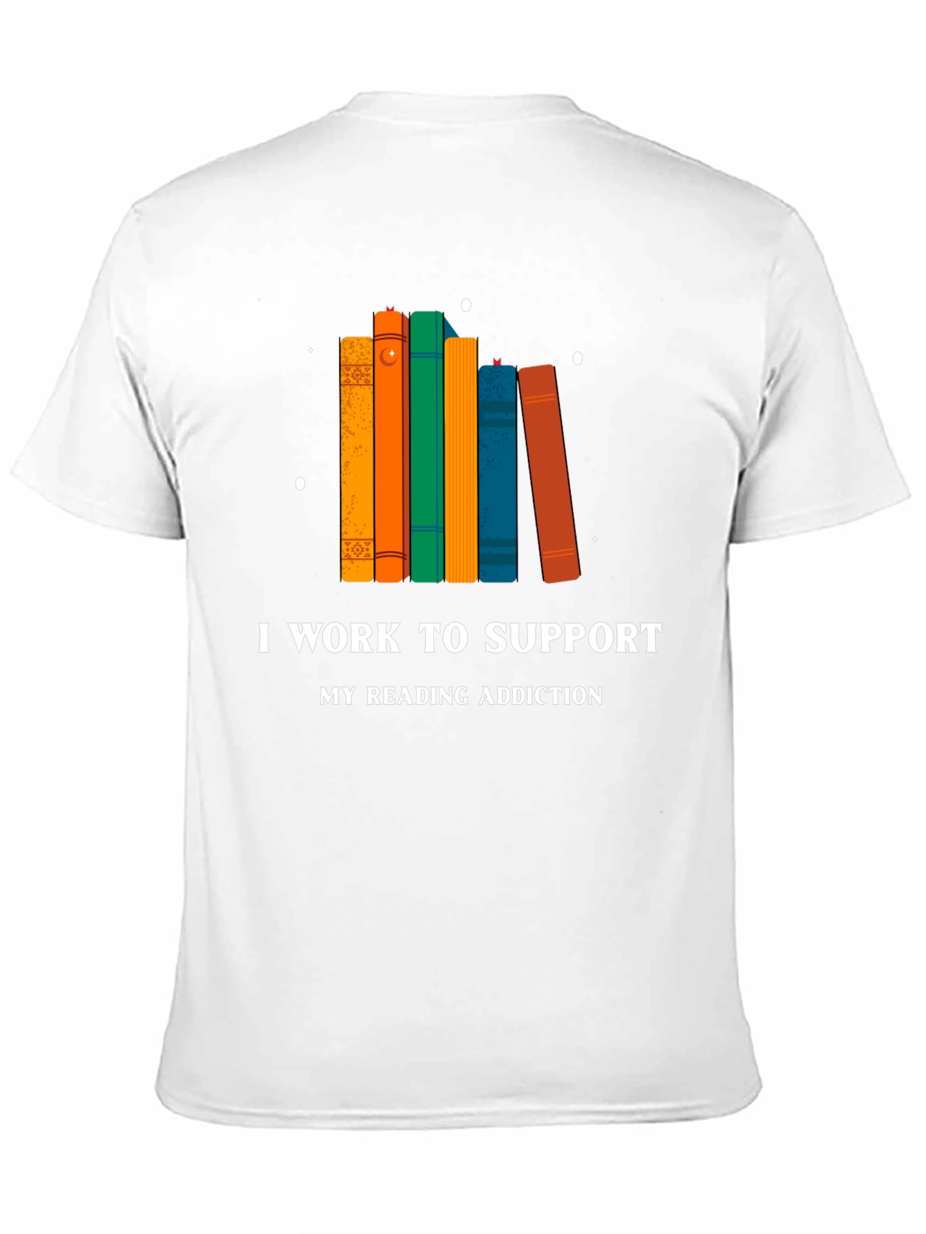 Reading Addiction T-Shirt - Black