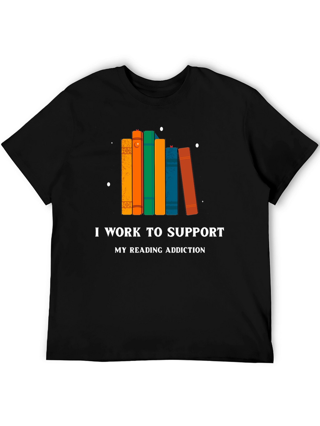Reading Addiction T-Shirt - Black