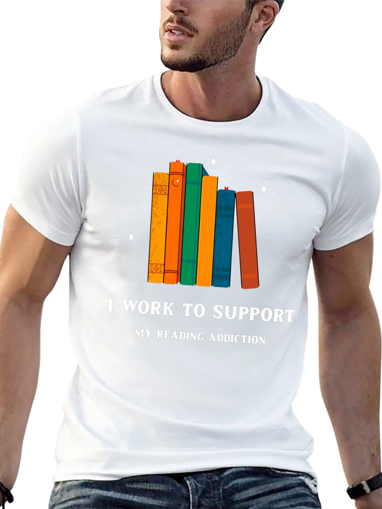 Reading Addiction T-Shirt - Black