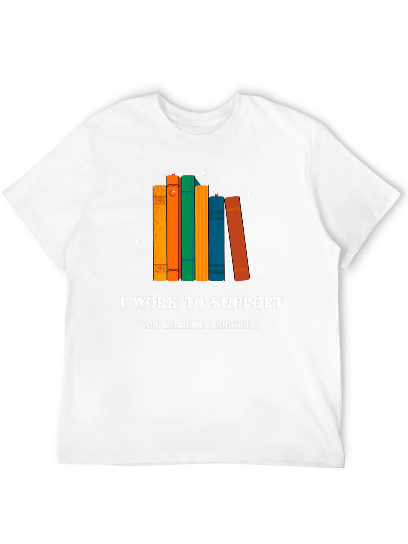 Reading Addiction T-Shirt - Black