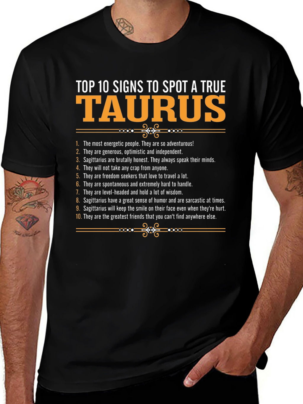 Top 10 Signs True Taurus Zodiac T-Shirt