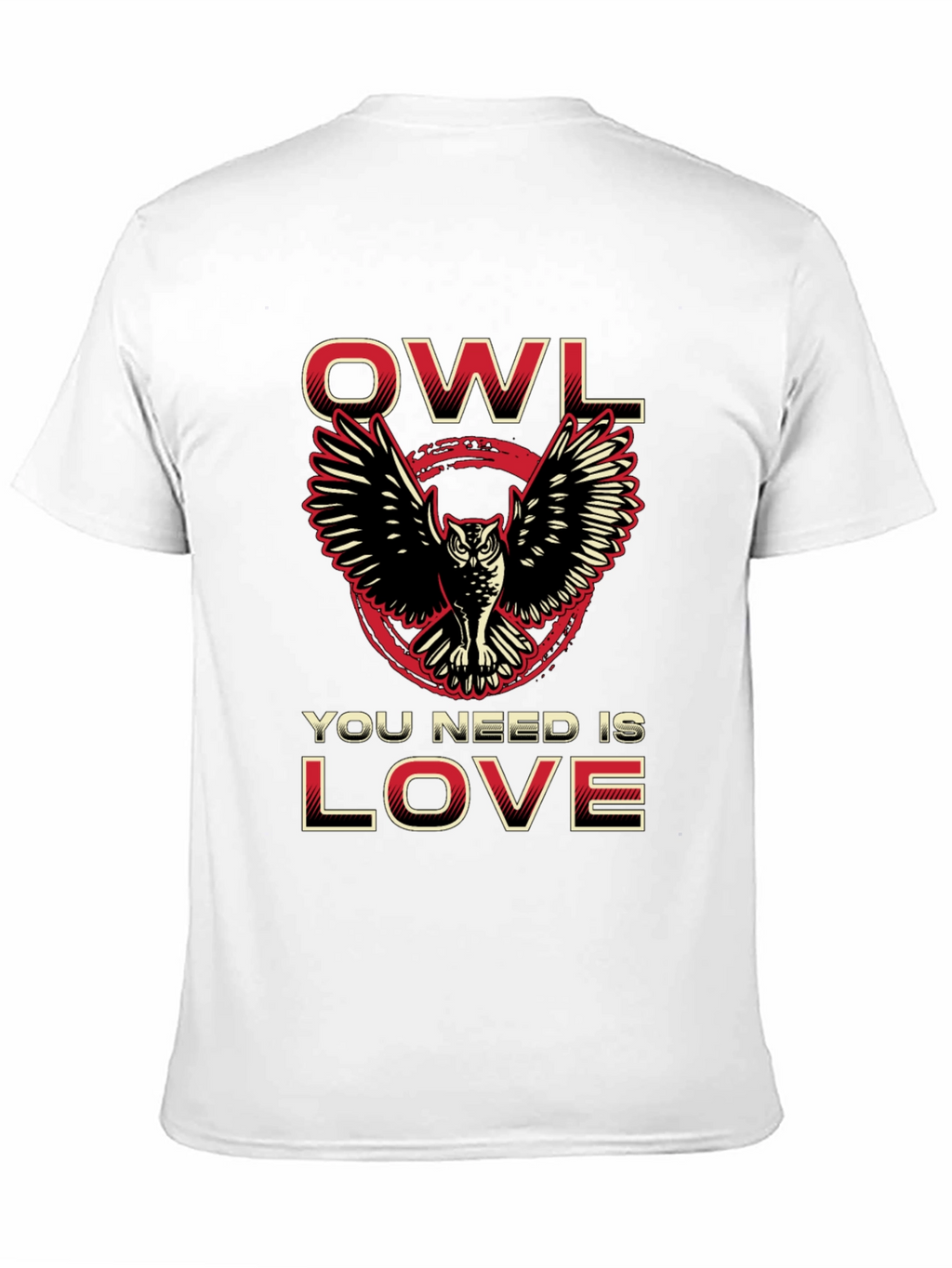 Owl You Need Is Love Black Graphic Tee