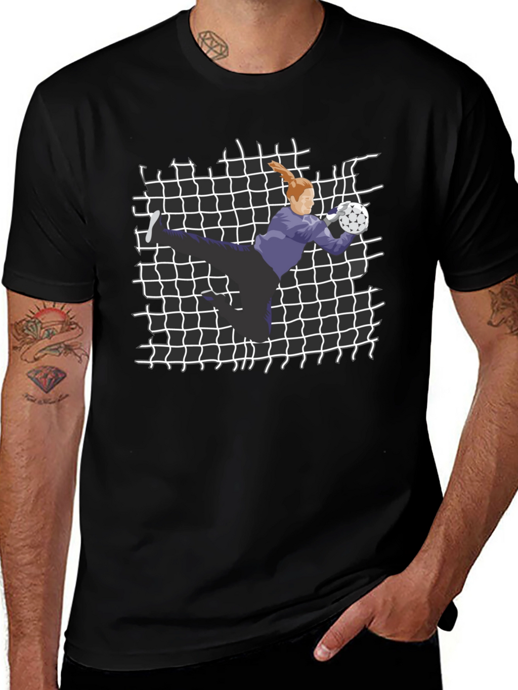 Soccer Goalie Graphic Tee