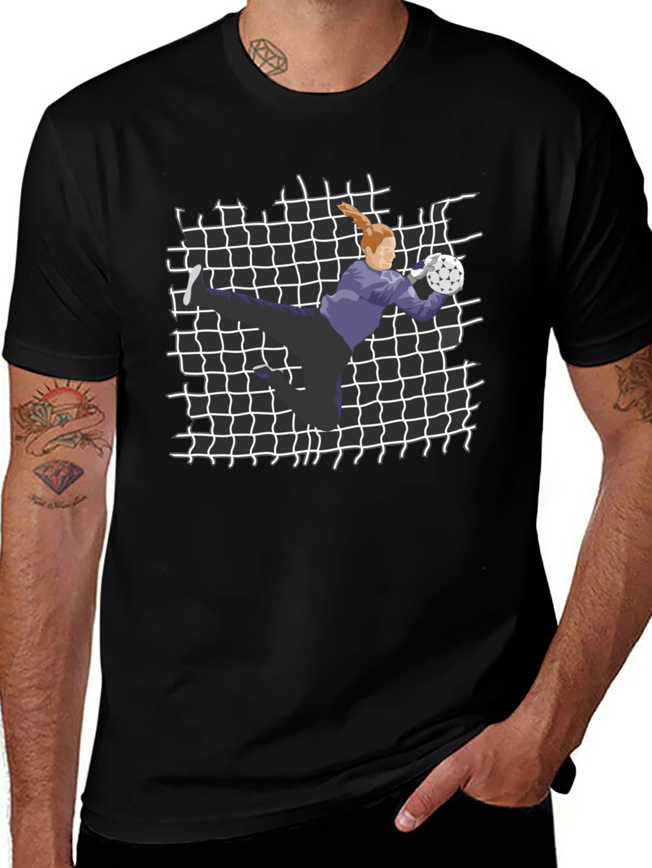 Soccer Goalie Graphic Tee
