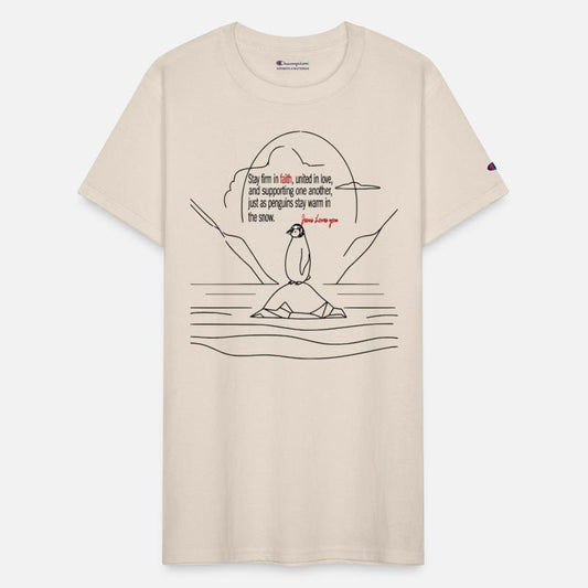 Jesus loves penguins and animals