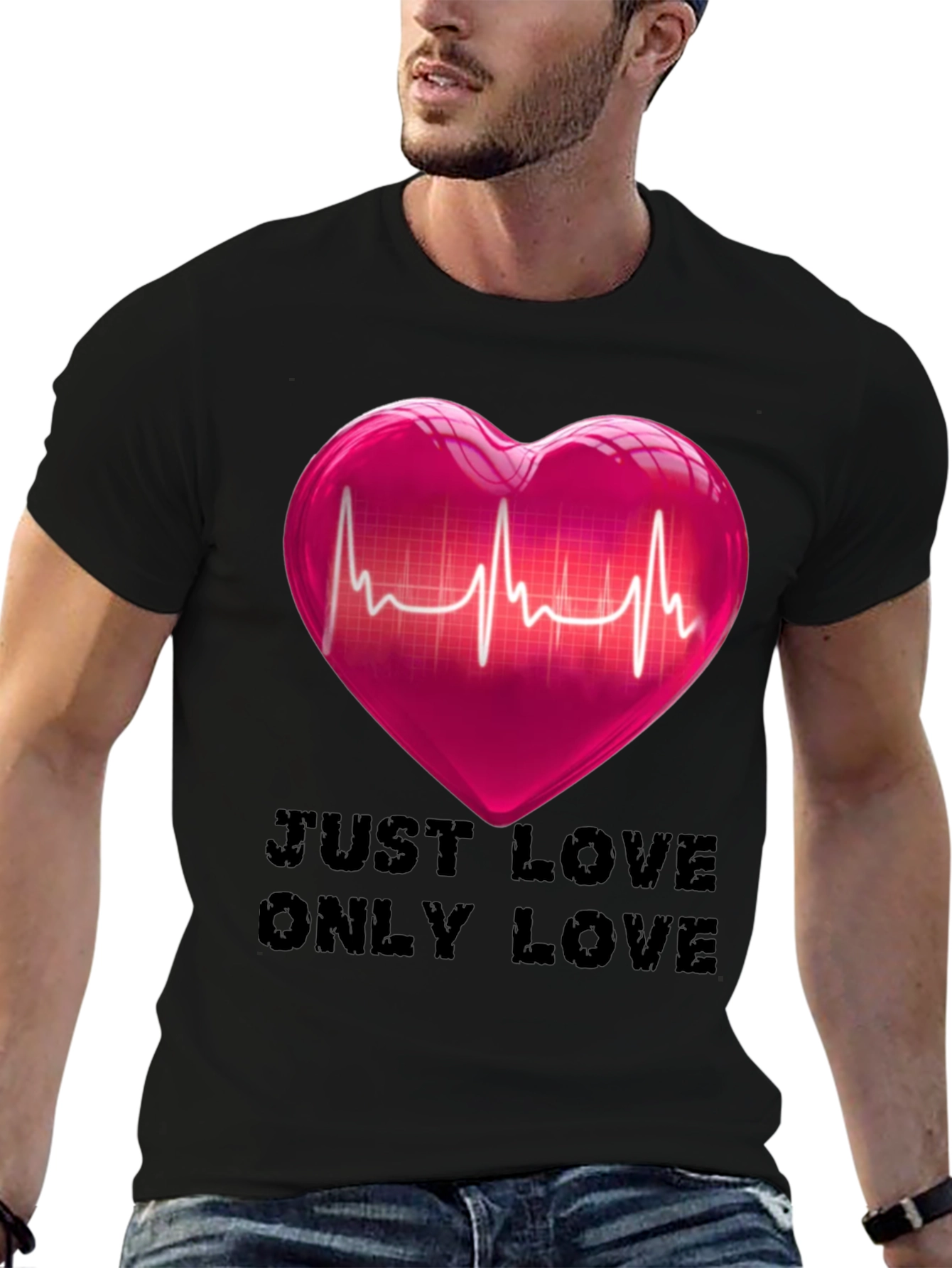 Love Pulse T-Shirt - Just Love Only Love