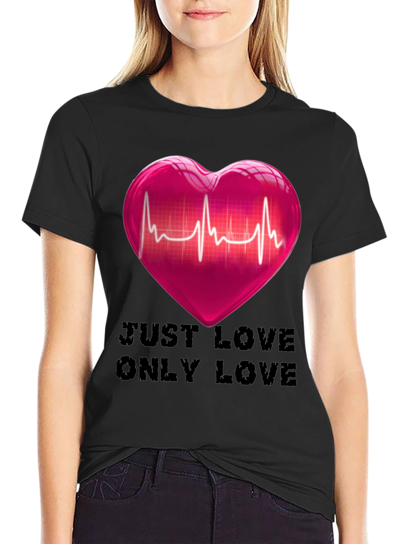 Love Pulse T-Shirt - Just Love Only Love