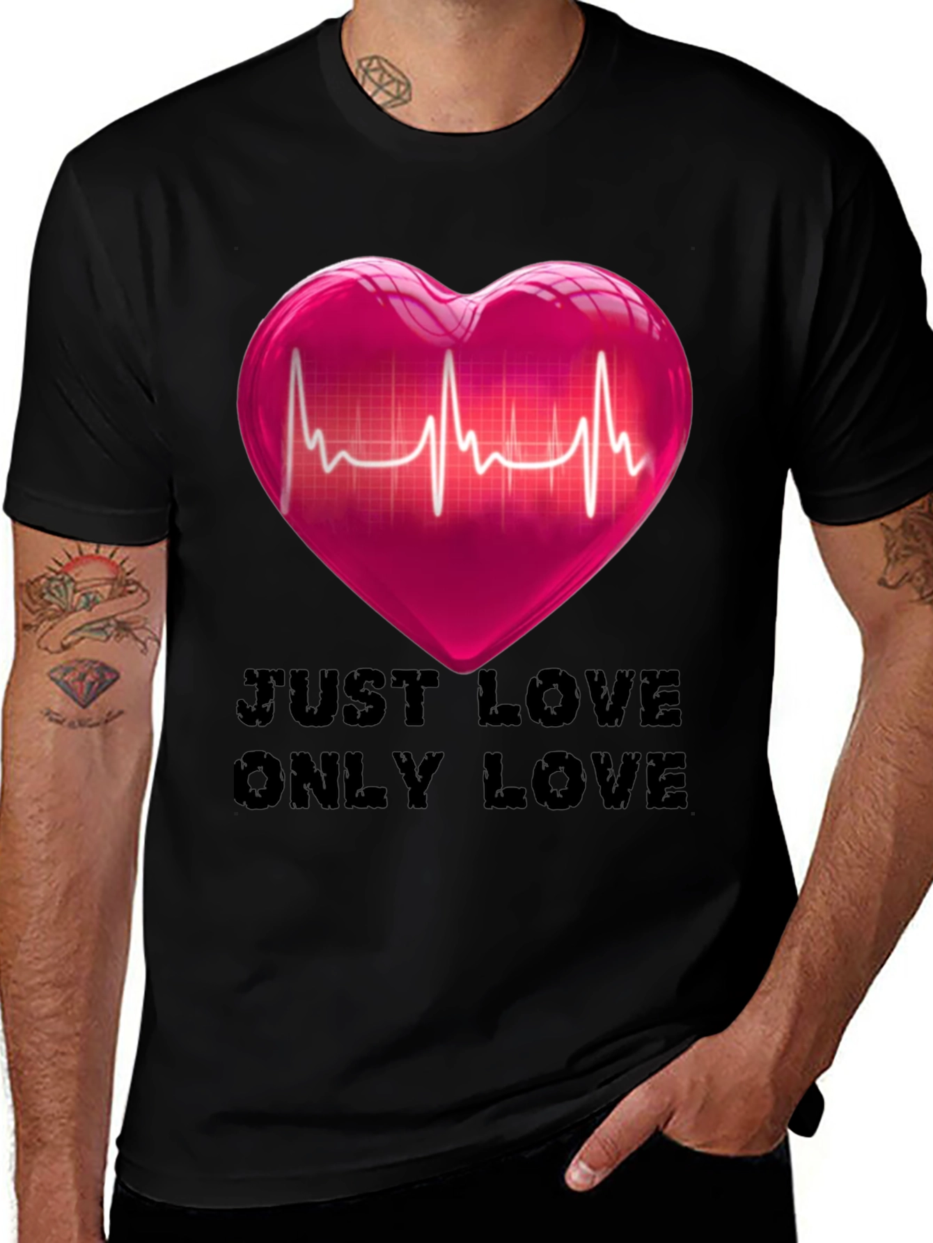 Love Pulse T-Shirt - Just Love Only Love