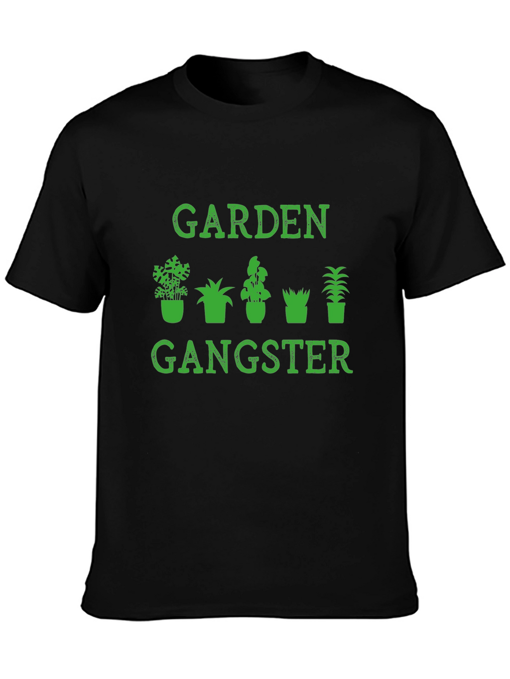 Garden Gangster Graphic Tee - Black