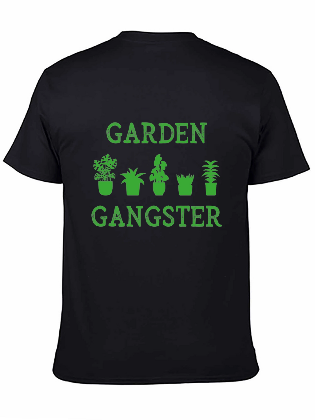 Garden Gangster Graphic Tee - Black