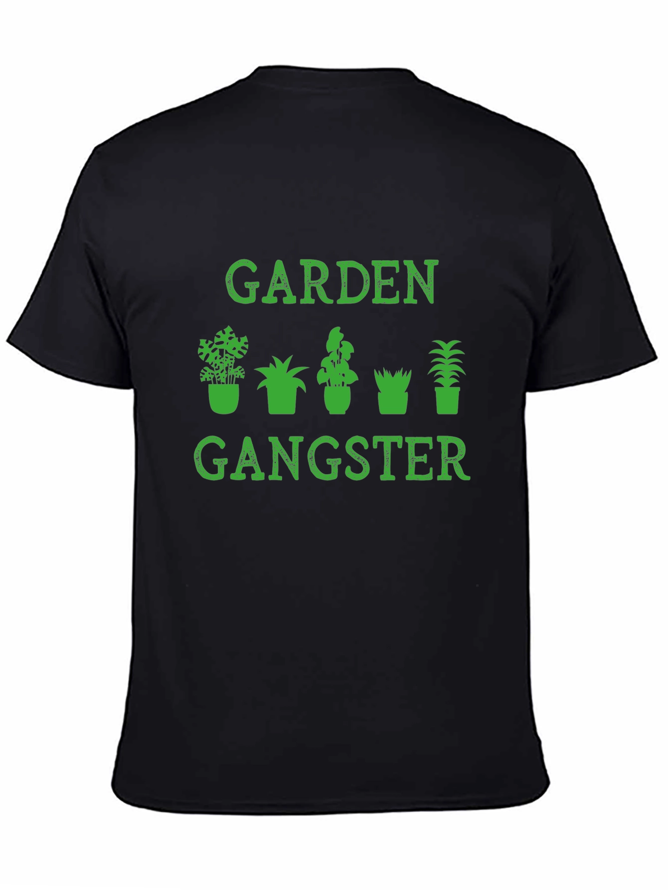 Garden Gangster Graphic Tee - Black