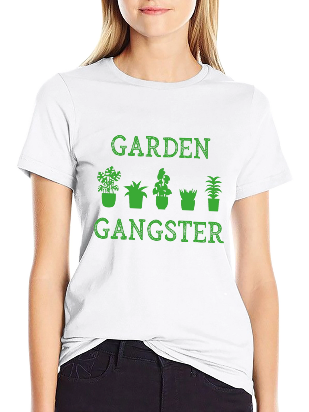 Garden Gangster Graphic Tee - Black