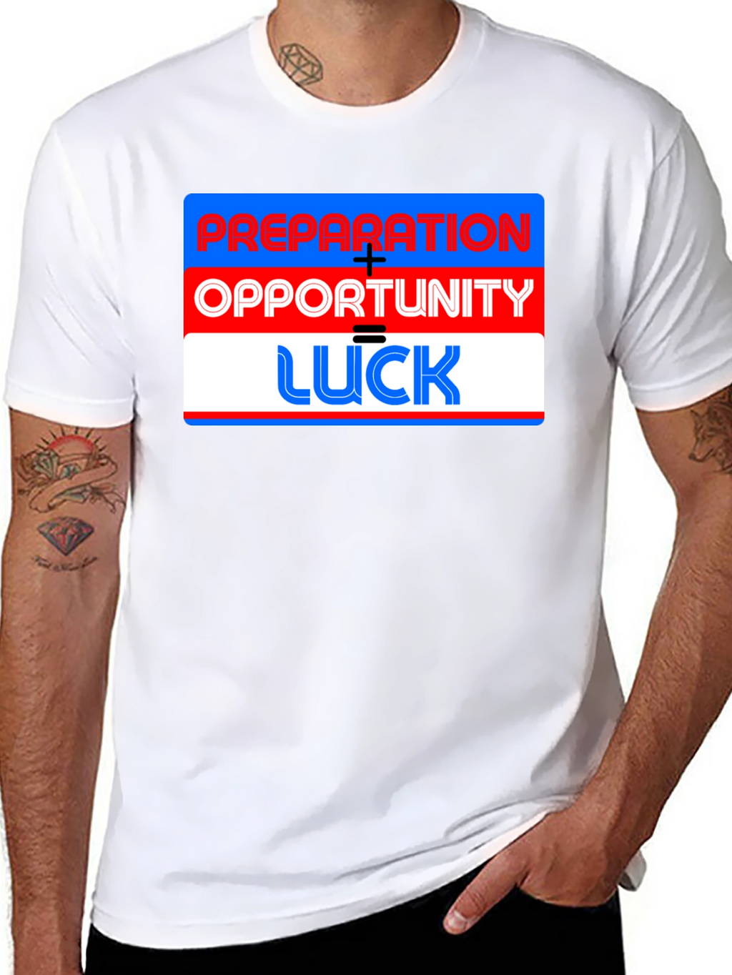Preparation + Opportunity = Luck T-Shirt