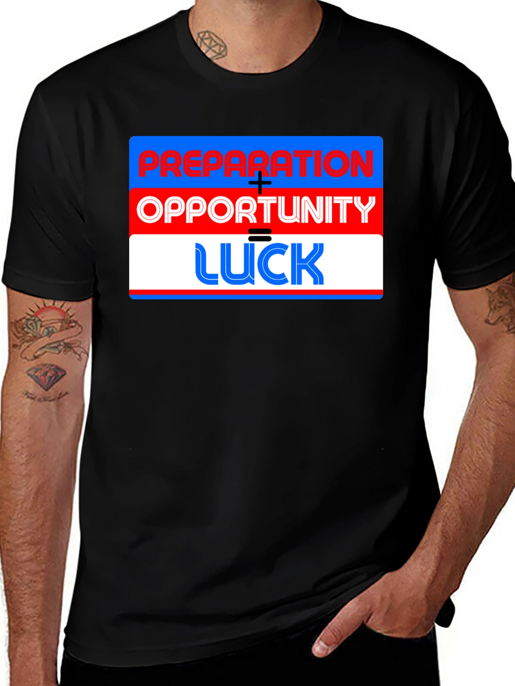Preparation + Opportunity = Luck T-Shirt