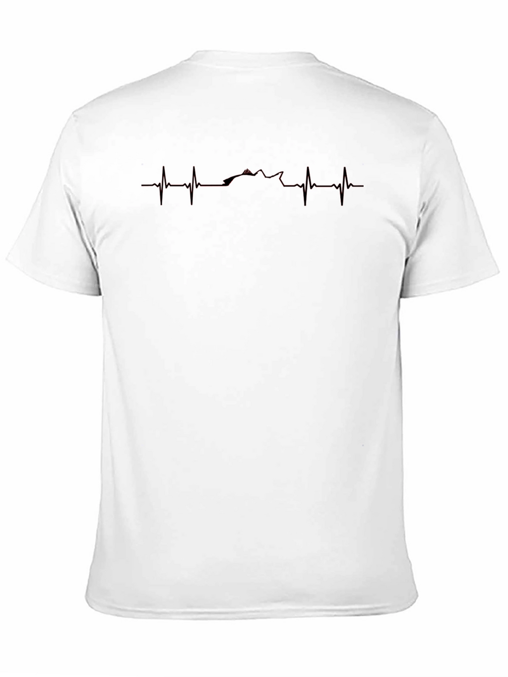 Mountain Heartbeat Black T-Shirt
