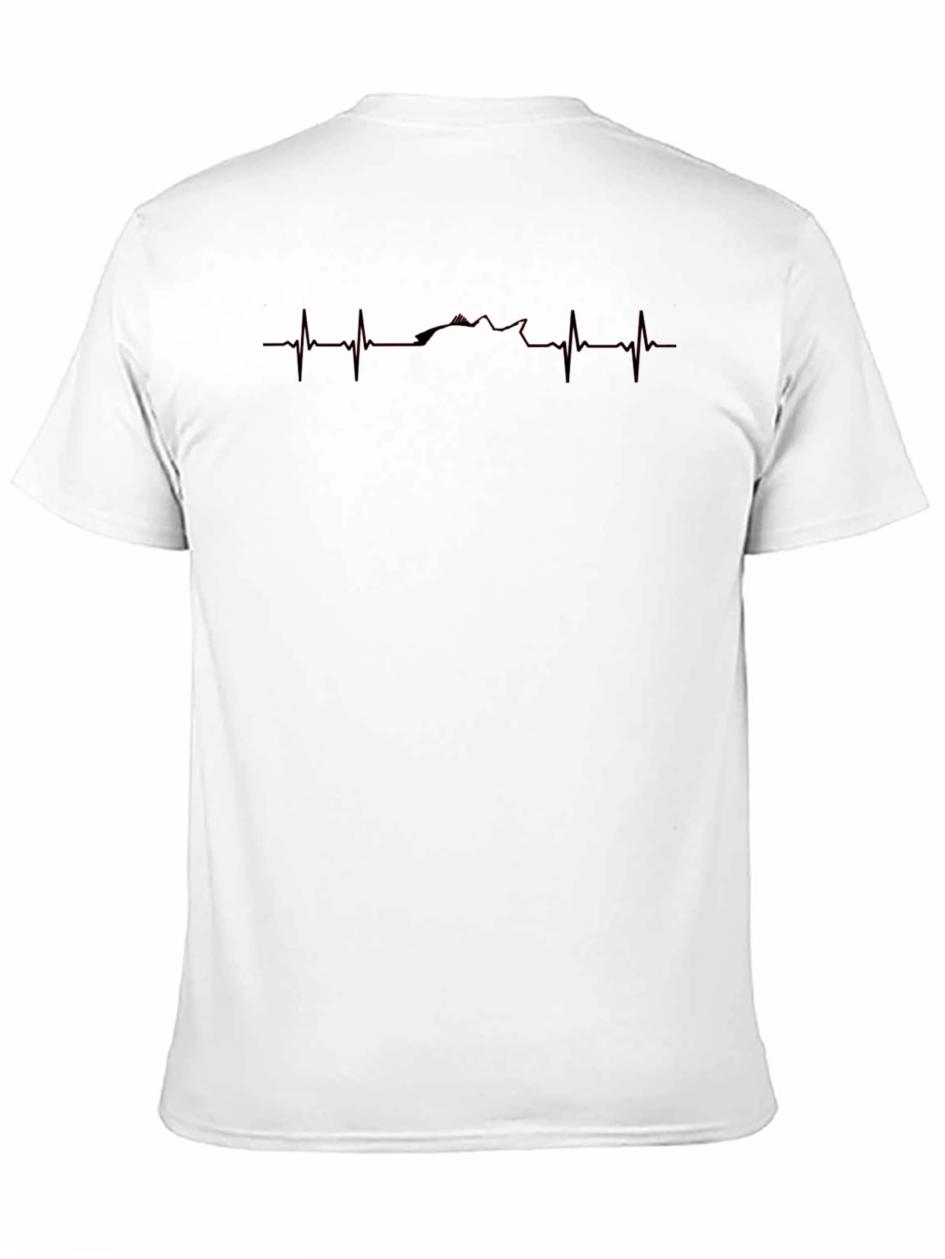 Mountain Heartbeat Black T-Shirt