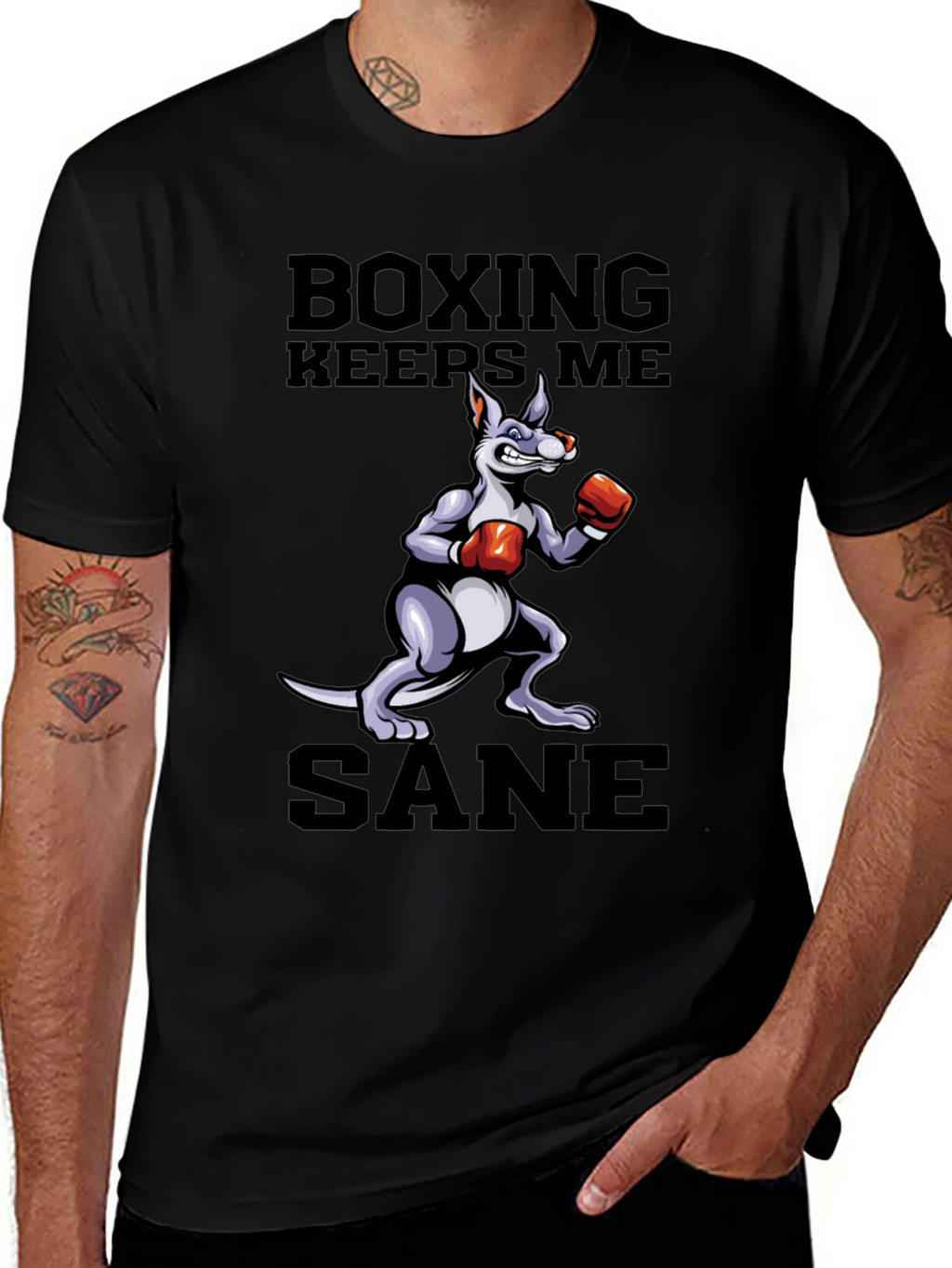 Boxing Keeps Me Sane T-Shirt