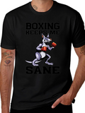 Boxing Keeps Me Sane T-Shirt